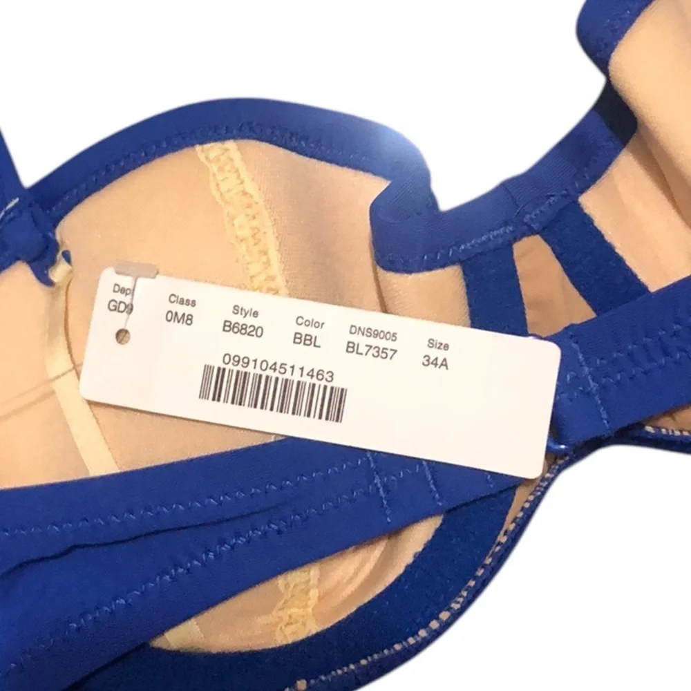 J.Crew Royal Blue swim top 34A